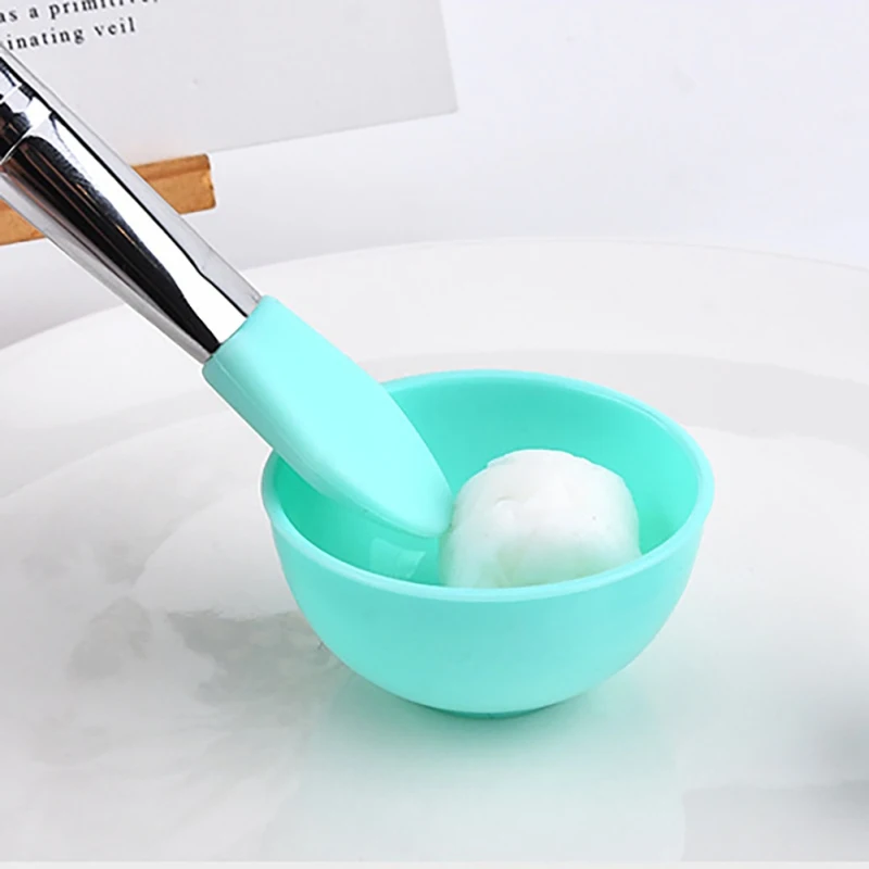 10 шт маска для лица Бумага миска смешивания силиконовая наборы кистей Уход за