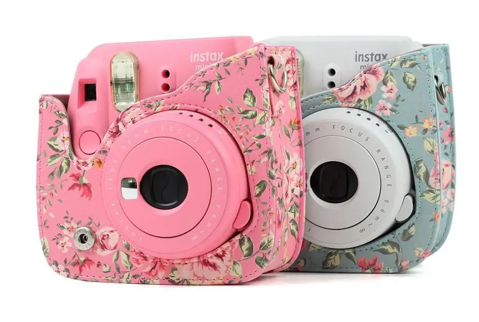 Чехол для камеры Fujifilm Instax mini чехол из искусственной кожи с плечевым ремнем Mini 9 8 +