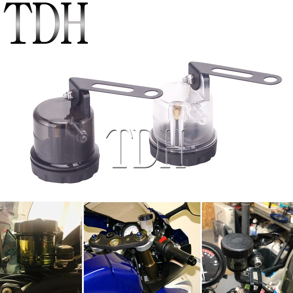 

Motorcycle Parts Master Clutch Oil Cup Cylinder w/Bracket For SUZUKI GSX-R 1000 GSXR 750 600 Brake Reservoir Front Fluid Bottle