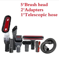 8pcs vacuum cleaner spare parts accessories kit for dyson v6 v7 v8 v10 dc24 dc33 dc35 dc39 robot brush head nozzle parts