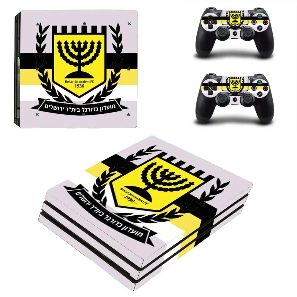 Beitar Jerusalem FC PS4 Pro наклейка на кожу Виниловая для Sony Playstation 4 консоль и контроллеры