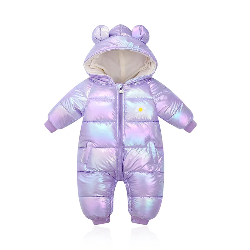 

Toddler Winter Baby Clothes with Hooded Newborn Warm Fleece Infant Snowsuit Toddler Girl Boy Snow Wear Outwear Coats