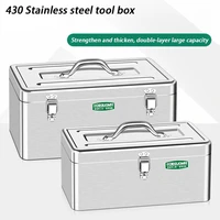 tool box 430 stainless steel sealed safety equipment toolbox suitcase impact resistant tool case shockproof
