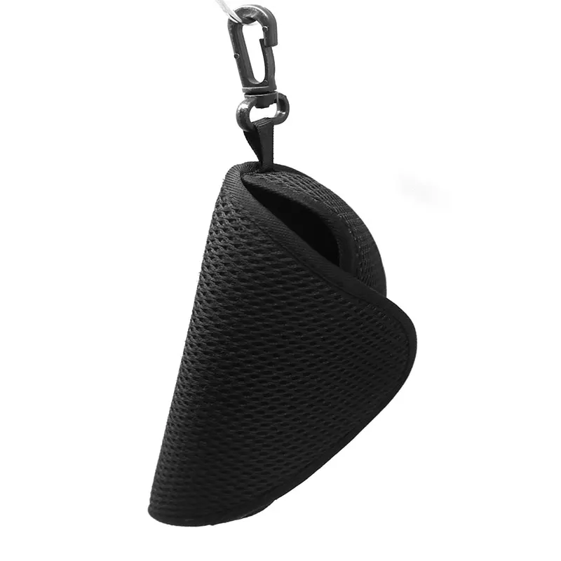 Новый Благородный черный Чехол для очков Плоский Зеркальный чехол портативная