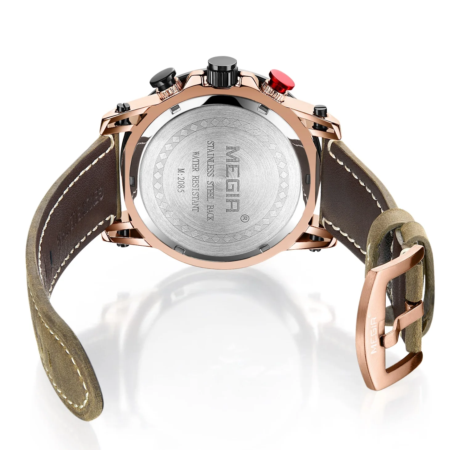 Часы наручные MEGIR Мужские кварцевые спортивные брендовые Роскошные