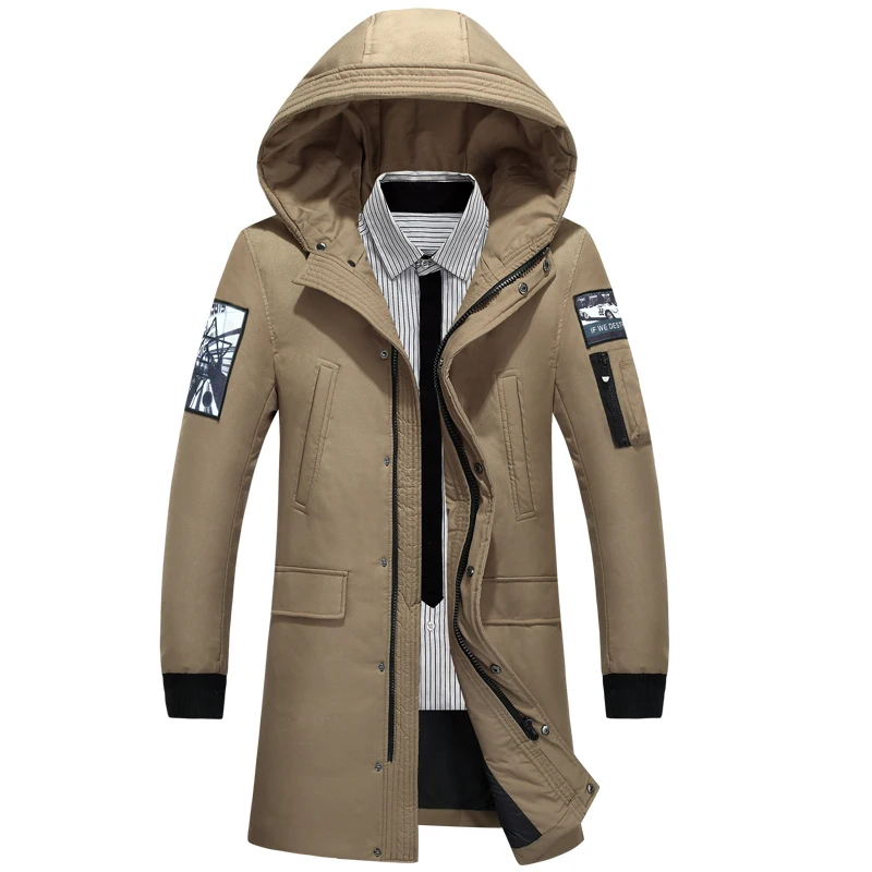 Новое поступление 2018 зимняя мужская куртка с хлопковой подкладкой длинное