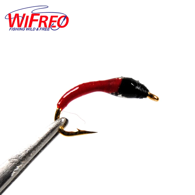 Wifreo 12 шт. эпоксидная Нимфа мухи Мидж-хеген зуммеры для форели искусственные