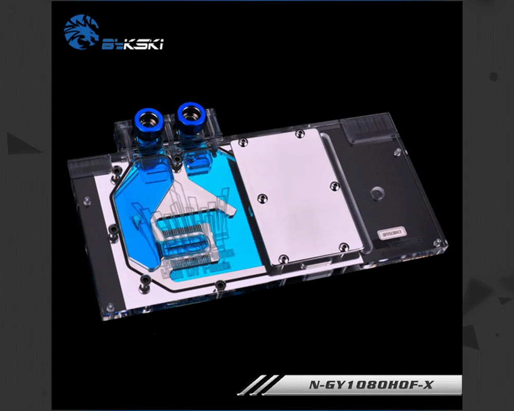 Bykski N-GY1080HOF-X, полное покрытие видеокарты водяного охлаждения блок RGB/RBW для Galaxy GTX1080/1070 HOF, GainWard GTX1080/1070
