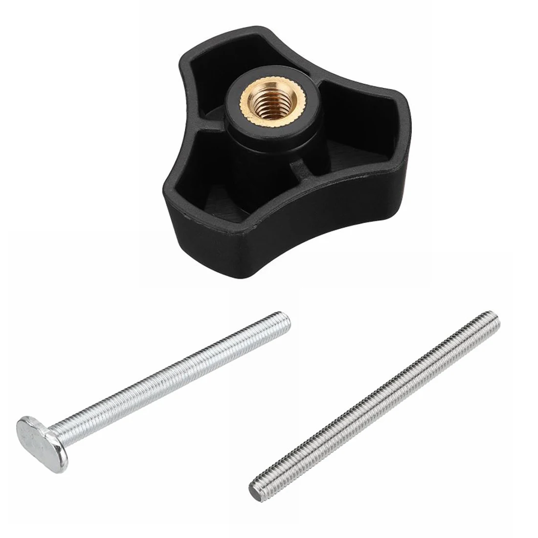 

Plastic Knob Clamp Kit T Screw Threaded Rod Quick Acting Nuts Woodworking