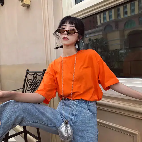 

2020 green Tops T Shirt Women Cotton Female Tshirt Cotton