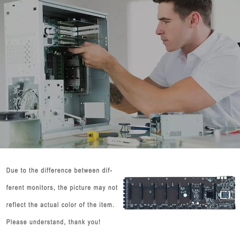 b75 btc d8p online professional 8 card 6 mainboard 3 generation memory support g3900 6789 generation free global shipping