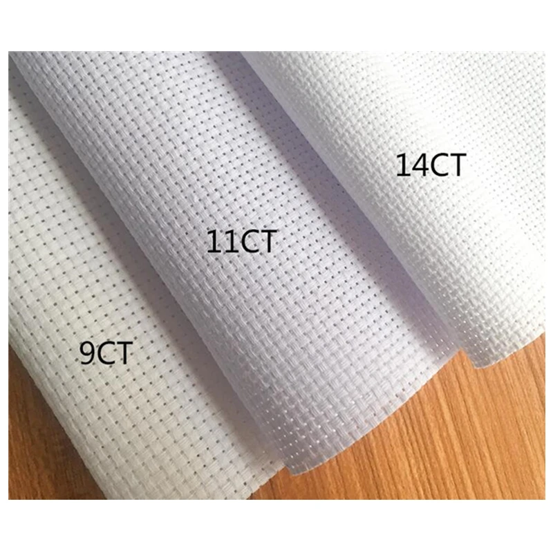 

42x50cm 28ct 18ct 16ct 11ct 9ct Aida cloth cross stitch fabric canvas DIY handcraft supplies stitching embroidery craft