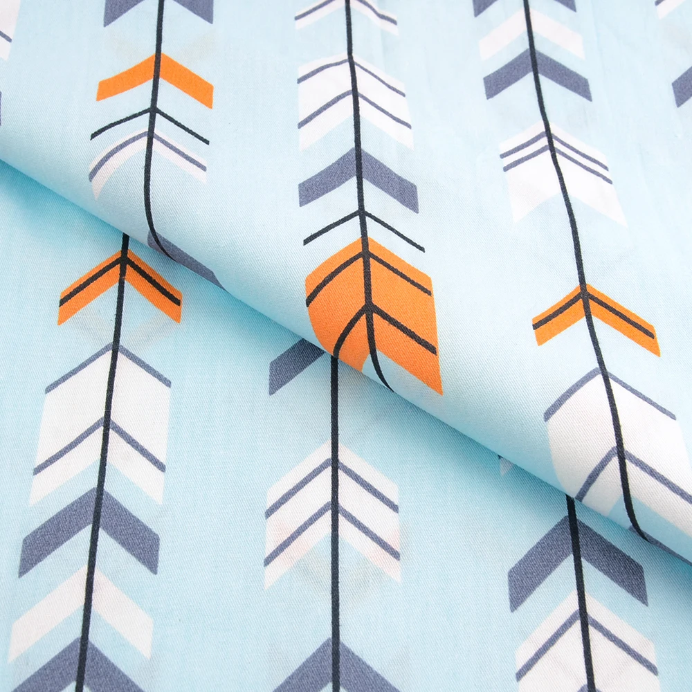 Teramila 100% хлопок ткань с принтом стрелы хлопковая Анкары Tissu сделай сам для