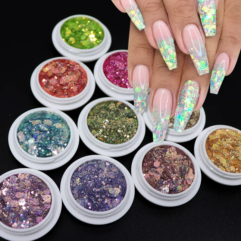 

Nail Flash Powder Sequin Sky Pane Net Red Goblin's Manicure Sequin Jewelry Nail Jewelry DIY Nail Patch Glitter Nail Studio