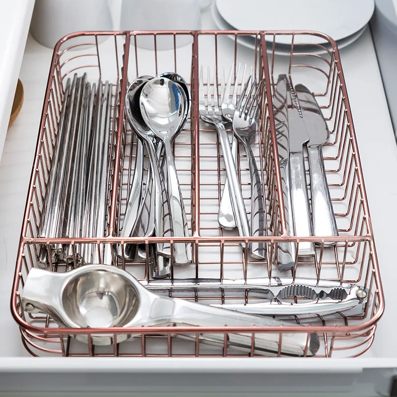 Пустая сливная корзина нож вилка ложка палочки для еды Подставка хранения посуды