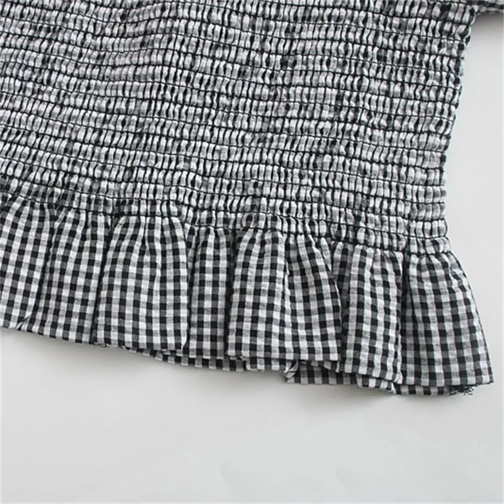 Осенняя Европейская и американская Женская универсальная короткая рубашка в