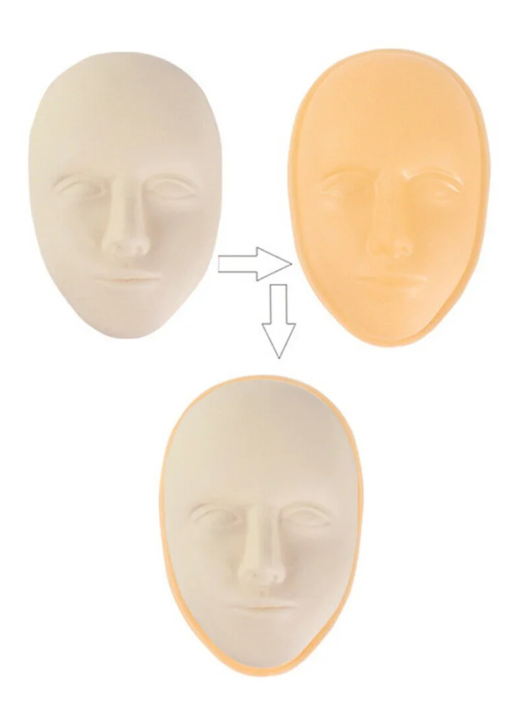 

Silicone 5D Fake Skin Practice Permanent Makeup Tattoo Microblading Eyebrow Lip