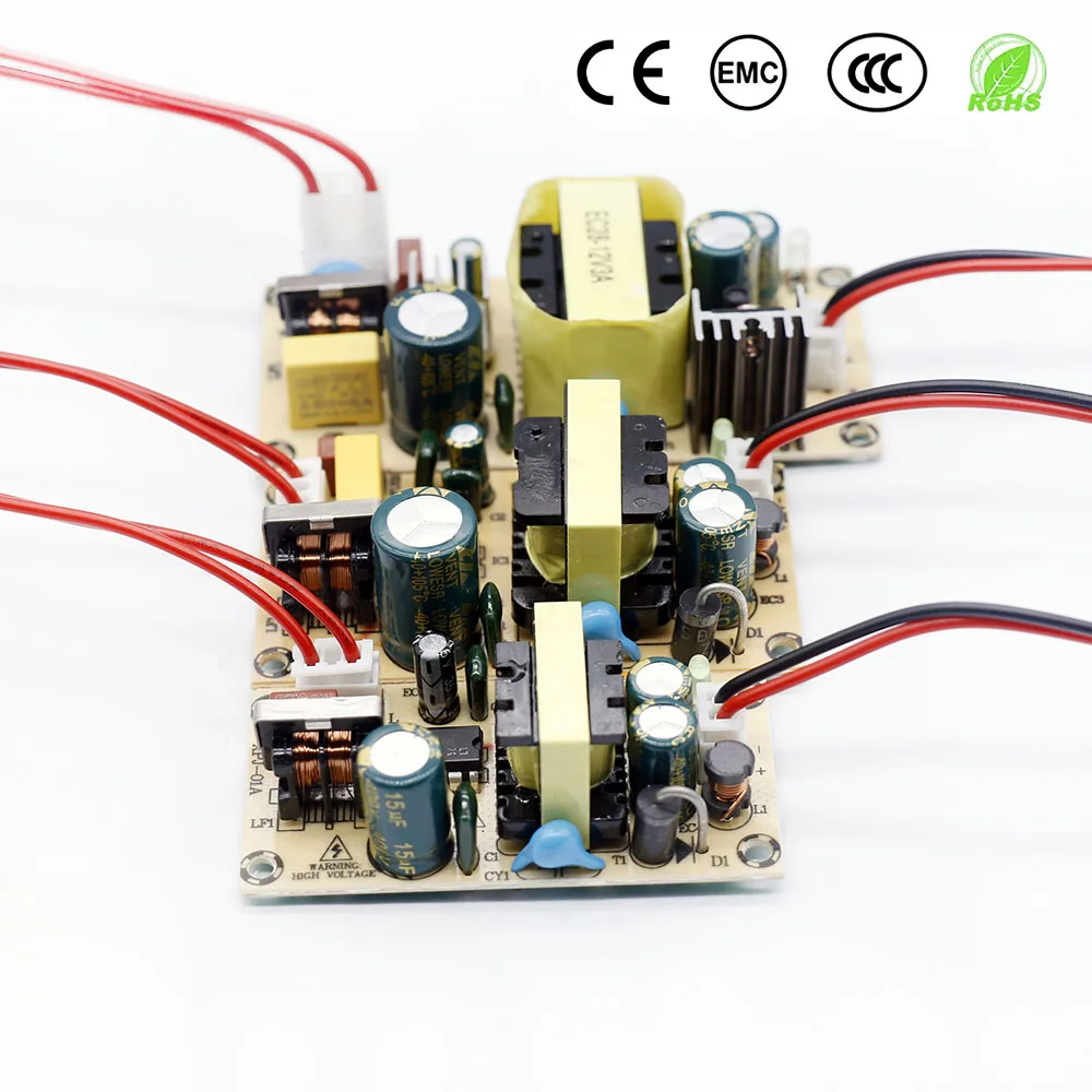 

LED Driver 220 to 12V 1A 2A 3A 5V 2A 24V 12V 32V LED Power Supply No Flicker 12W 24W 36W Light Transformers For Fan LED Lights
