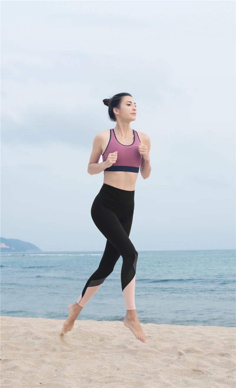 Женские компрессионные штаны Zenph спортивная одежда комбинированные спортивные