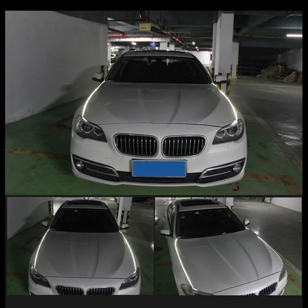 

2PCS 80CM LED Strip Light Car Ambient Light LED Engine Hood DRL LED