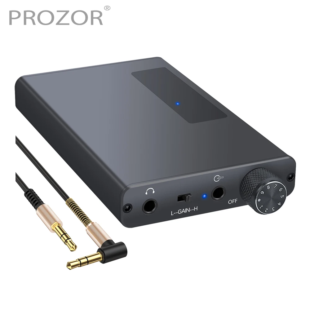 

PROZOR HiFi Bluetooth-совместимый усилитель для наушников портативный 3,5 мм AUX аудио вход и выход усилитель для наушников Amp 150Ω для телефонов