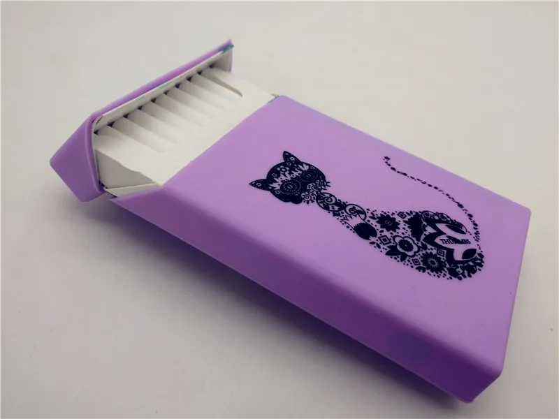 Тонкий 100 женский длинный Чехол для сигарет/чехол курительной девушки красивое