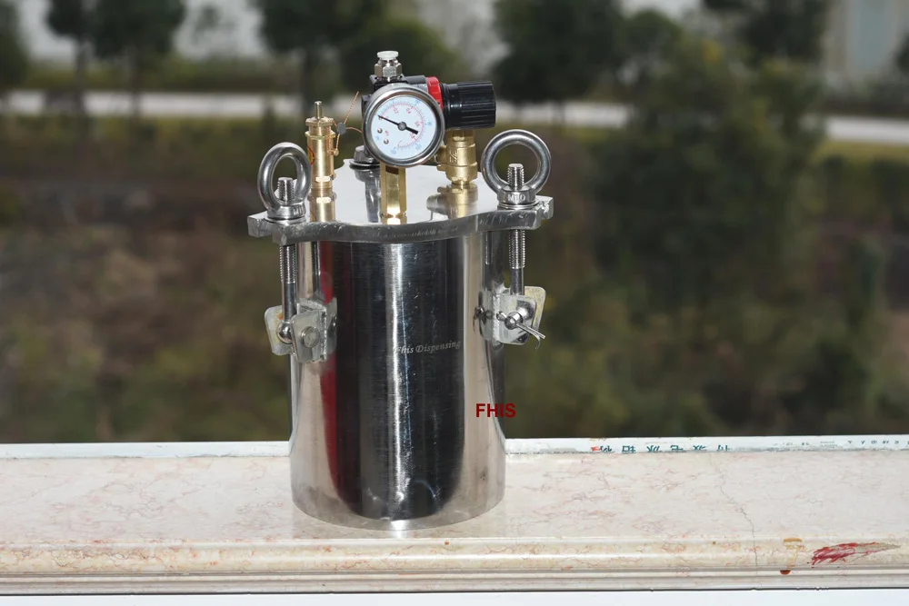 Нажимной ствол из нержавеющей стали для хранения клея 1 л 2 3 5 10 15 20 мешалка