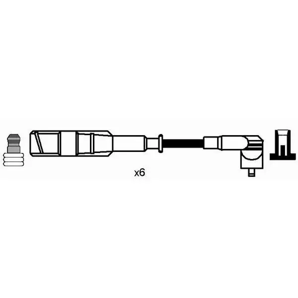 Set/wire RC-VW201 NGK 0932 |
