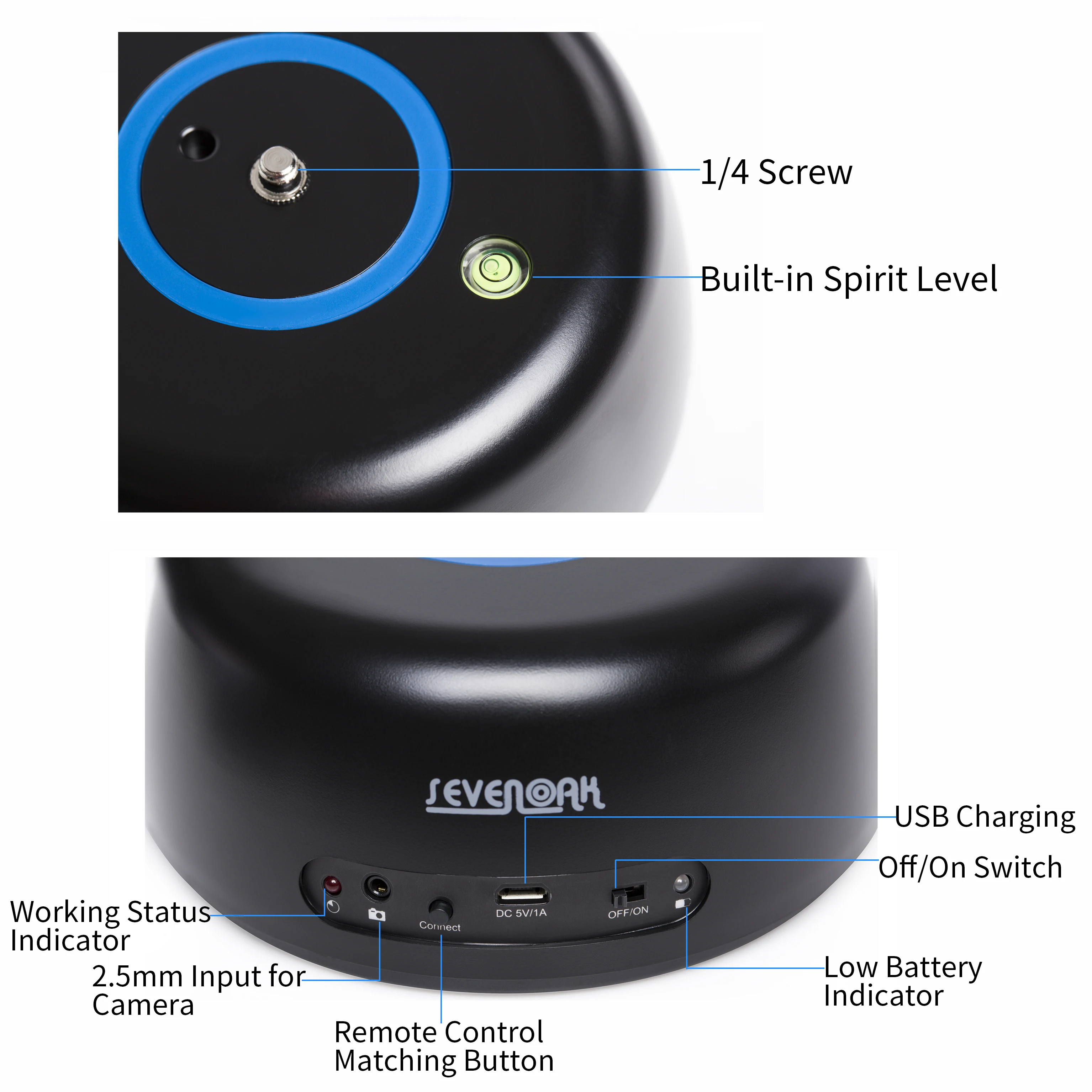 Беспроводная панорамная видеокамера Sevenoak штатив для замедленной съемки с