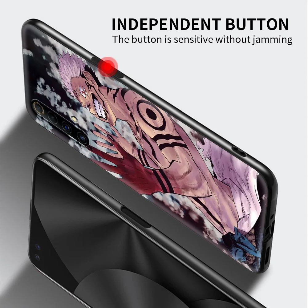 

Thin Case for Realme X50 Pro 5G XT C3 C11 7 7i 6 5 Pro Q2 C20 V15 5G Silicone Soft TPU Phone Fall Cover Shell Jujutsu Kaisen