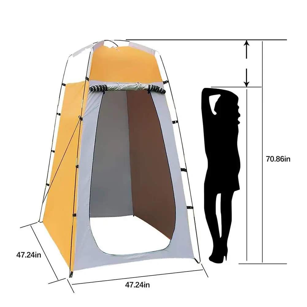 

Portabele Privacy Shower Tent Removable UV-Blocking Dressing Changing Room for Outdoors Beach Camping Travelling Accessories
