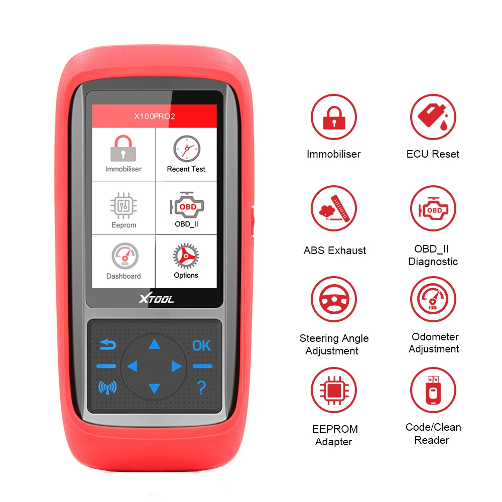 Автомобильный программатор ключей X100 Pro2 с адаптером EEPROM поддержка настройки