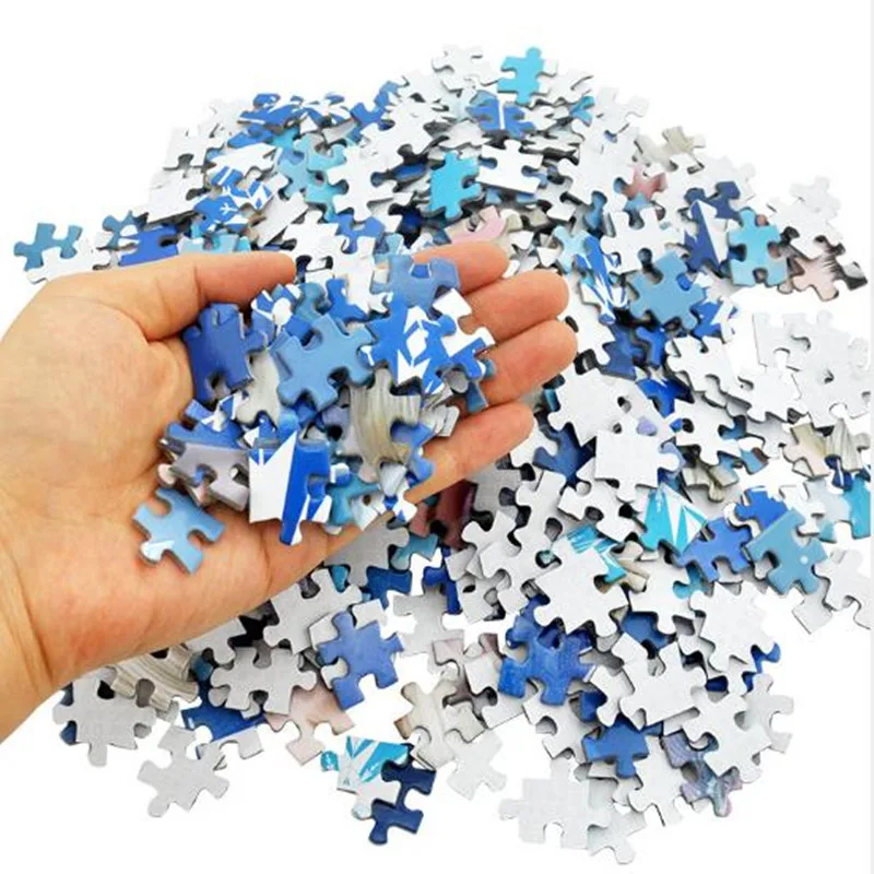 Disney Jigsaw Puzzle Toy 500 штук бумаги пазлы для взрослых с Микки пауком из мультфильма