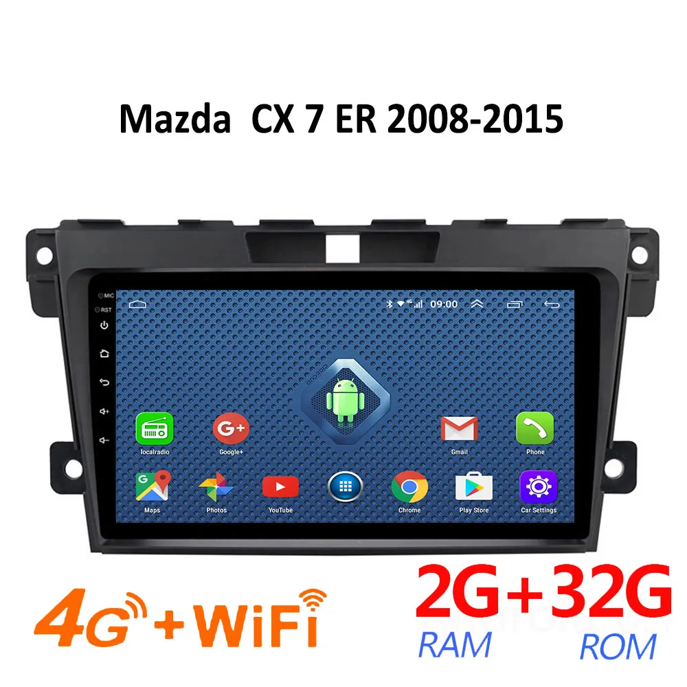 Автомобильное радио 4g Sim android 2 32G для Mazda CX 7 ER 2008 2009 2010 2011 2012 2013 2014 2015 automagnitol