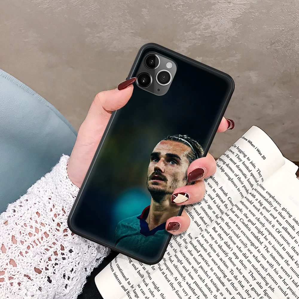 

Sports Football Griezmann Phone Case For IPhone 5 5S SE 5C 6 6S 7 8 Plus X XS XR 11 12 Mini Pro Max 2020 black Back Luxury