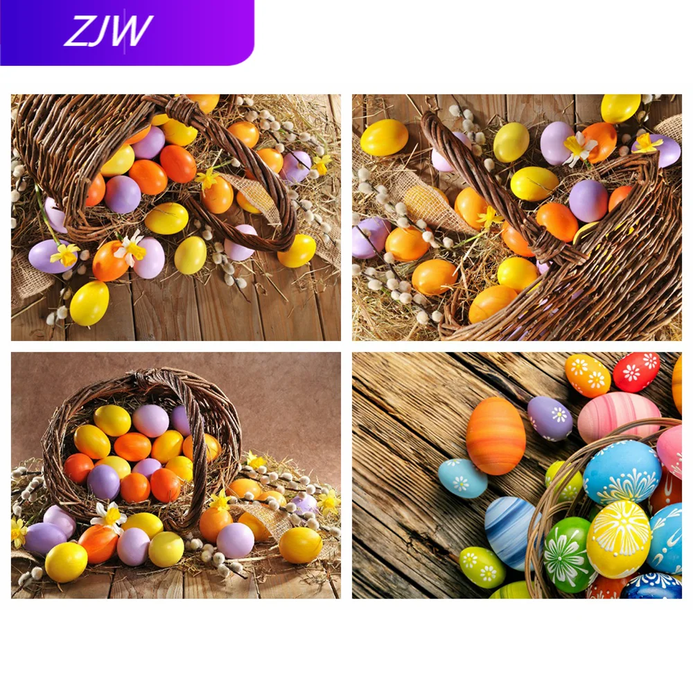 Алмазов картина комплект для фотосъемки Христос воскрес с пасхальными яйцами