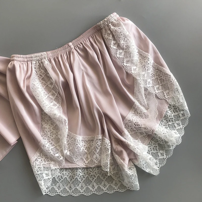 SAFENH женские пижамные комплекты ночная рубашка Сексуальная Дамская атласная