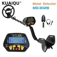 md 3028 lcd underground metal detector security check material detection finder gold detector treasure hunter tools