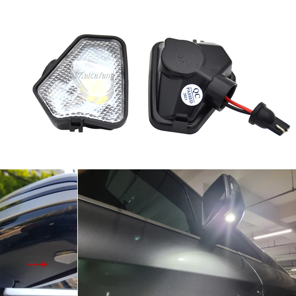 

2Pcs LED Under Side Mirror Light Puddle Lamp For Mercedes A B C E S GLA GLK CLS Class W176 W204 W242 X156 X204 C207 W212 C216