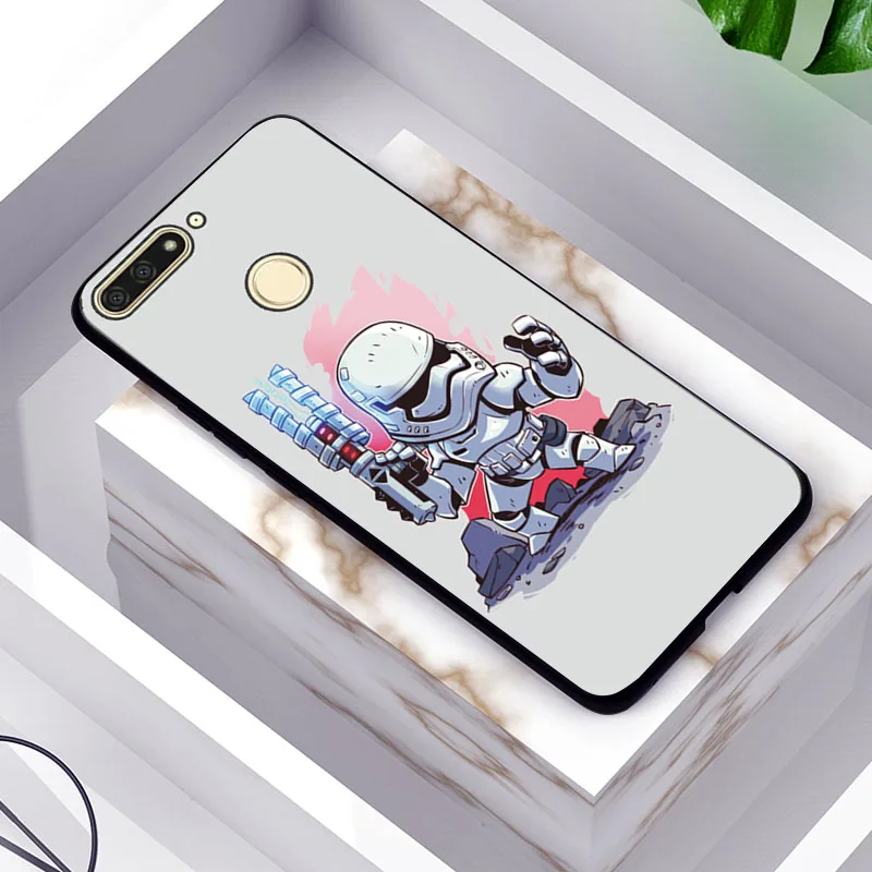 Для huawei Honor 7A Pro Чехол Honor 7C 7X7 S с мультяшным Веном Железный человек черный ТПУ чехол для huawei Honor 8S 8C 8X чехол Honor 8 9 Lite - Цвет: TPUBLK593