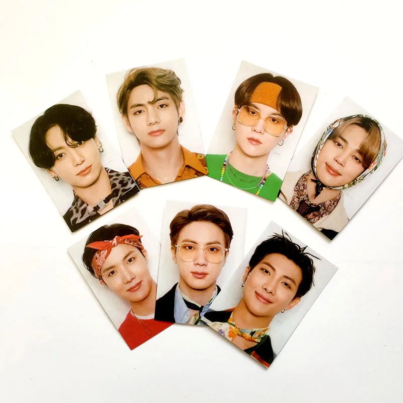 

8 шт./компл. Kpop Bangtan Boys Фотокарточка 2021 погревательная настольная Фотокарта с календарем GU447