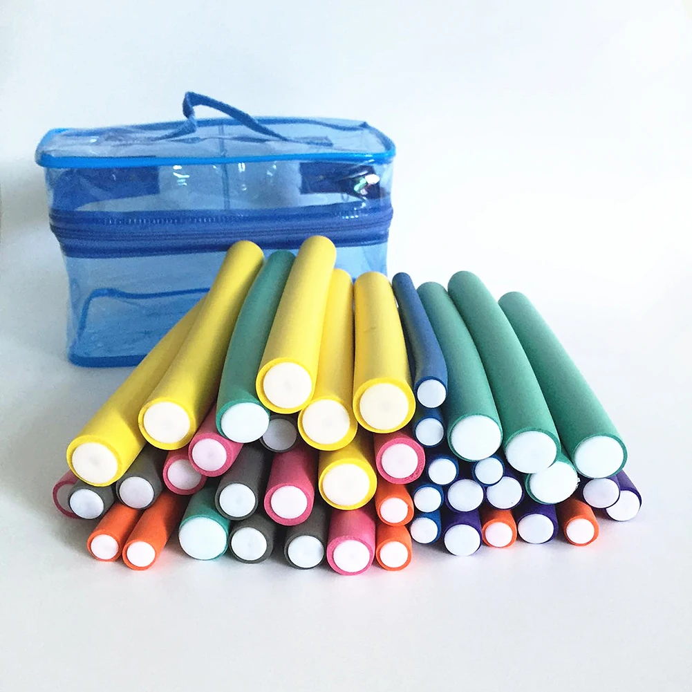 42 шт./компл. волшебный резиновый бигуди для волос инструмент скручивания DIY