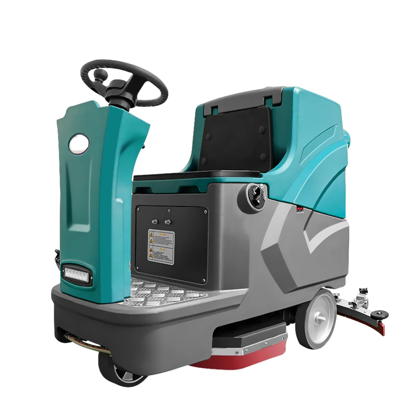 

TT75W driving type industrial floor scrubber commercial workshop, automatic scrubbing and mopping machine