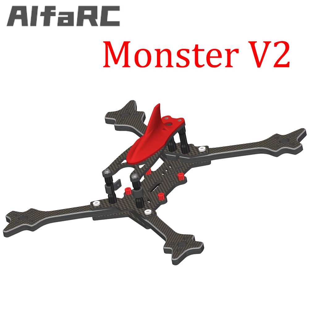 

Квадрокоптер AlfaRC Monster V2, 215 мм, с рамкой, FPV