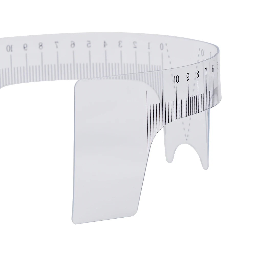 10 шт. многоразовая полупостоянная линейка для бровей инструмент измерения