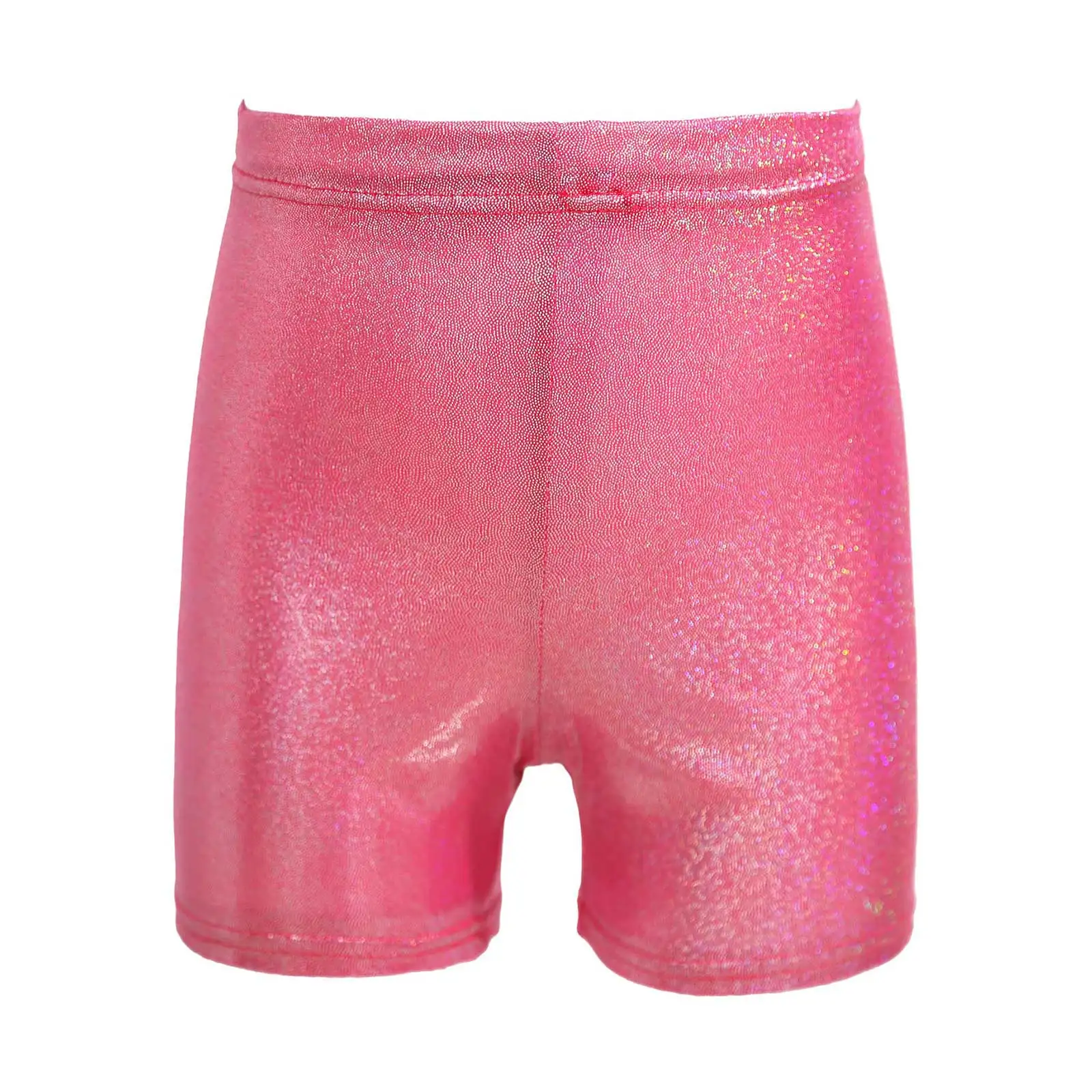 

Kids Girls And Boys Sparkly Jazz Dance Costume Children Shiny Metallic Dance Shorts Carnival Party Dancing Performance Wear