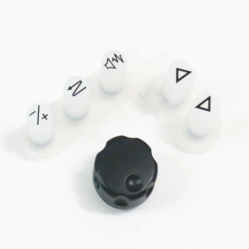 Черная передняя крышка корпуса + резиновая Кнопка цифровой клавиатуры ручка для