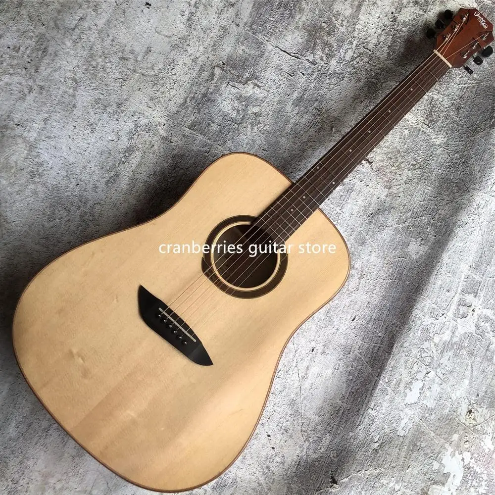 Акустическая гитара Gopher Wood G200 D-гитара 41 дюйм твердая ели AA верхняя часть daddario EXP16