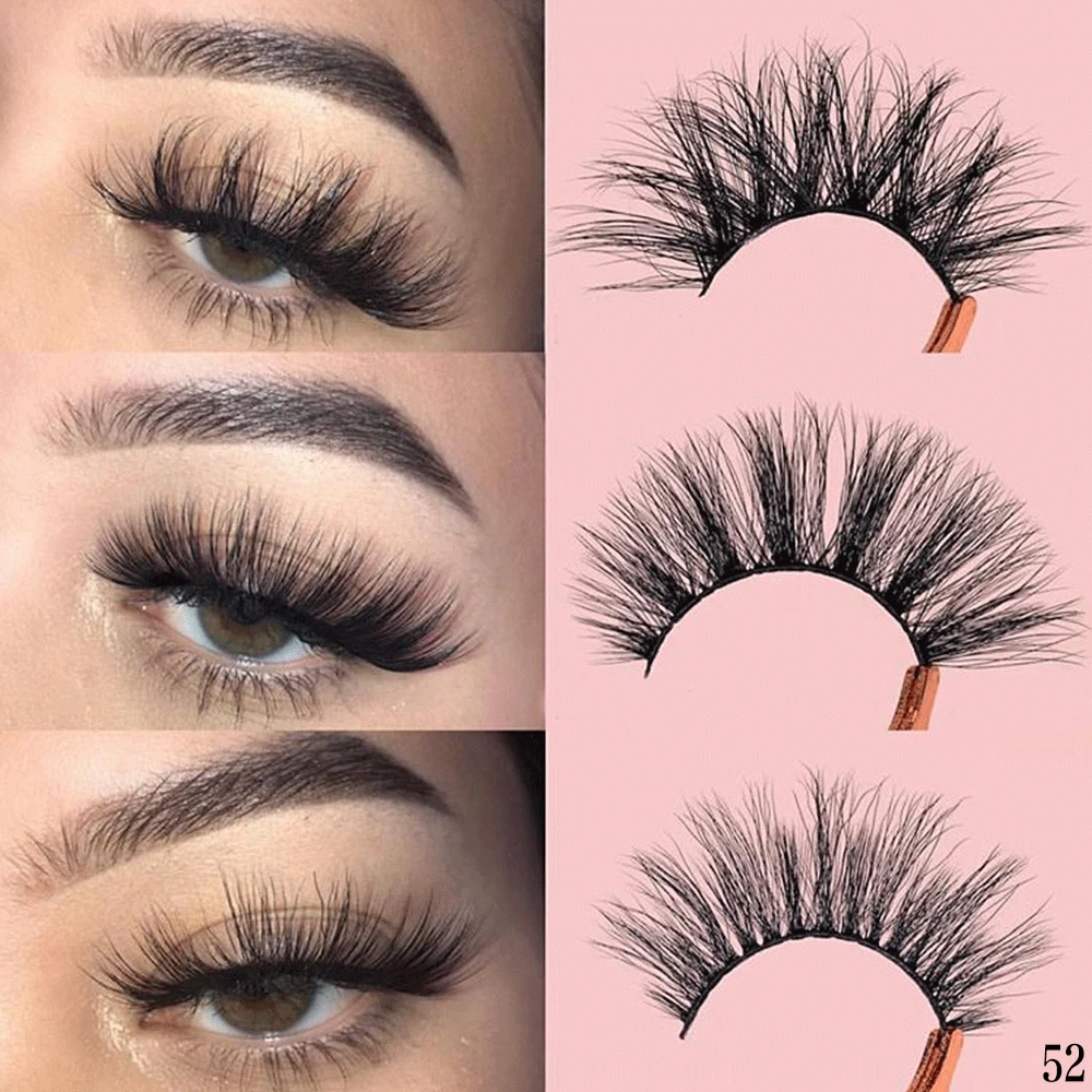 NEW3 пары 3D натуральные норковые волосы Накладные ресницы наращивание ресниц