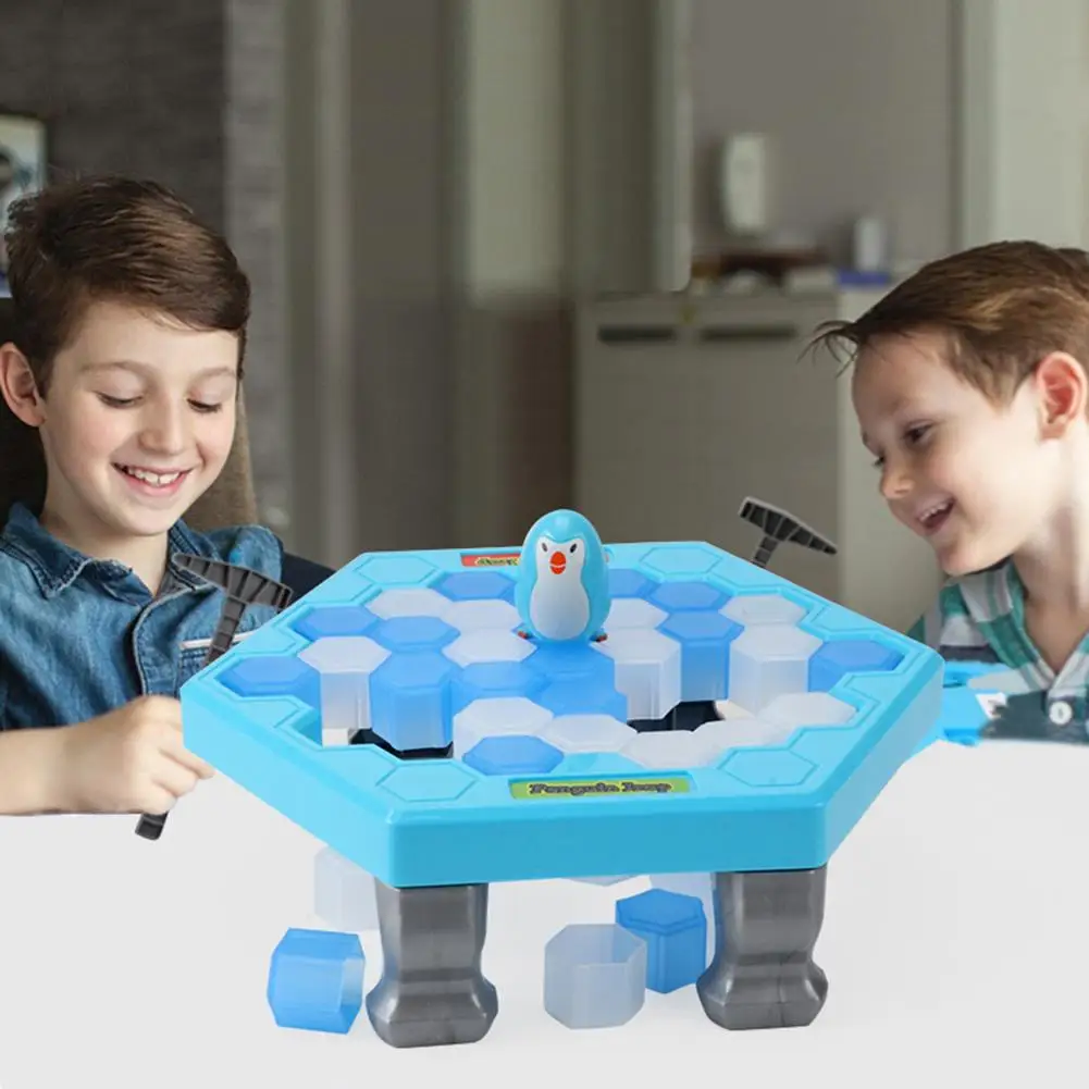 Пингвин детская игра головоломка развивающие интеллект интерес сломать кубики